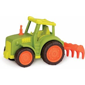 Battat- Wonder Wheels- Tractor Toy With Rake – Developmental Farm Toy For Kids, Toddlers – Durable & Sturdy Toy Truck- Tractor – 1 year +