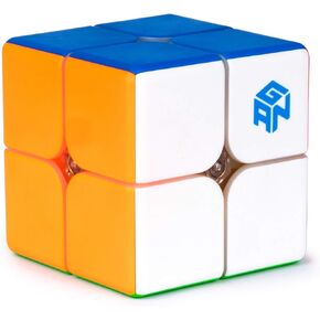 GAN 249 V2, 2x2 Speed Cube Gans Mini Cube Puzzle Toy 2x2x2 Magic Cube 49mm (Stickerless)