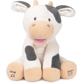 GUND Baby Flora The Bunny Animated Plush, Singing Stuffed Animal Toy for Ages 0 and Up, Cream, 12" (Styles May Vary)