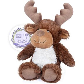 Heatable & Coolable Highland Cow Stuffed Animals Plushie, Microwavable Heating Pad for Soothing & Relaxation, Lavender Scented Cattle Plush Toys for Stress Relief, Stuffed Cow Gifts