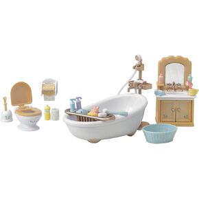 Calico Critters Country Bathroom Set - Toy Dollhouse Furniture and Accessories Set for Ages 3+