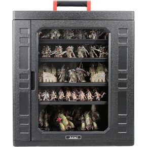 Jucoci Miniatures Storage Case Miniatures Transport Case (Large Size with Light)