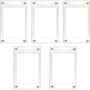 BCW 4-Screw Card Holder - 15ct | Recessed 20 Pt Trading Card Protector