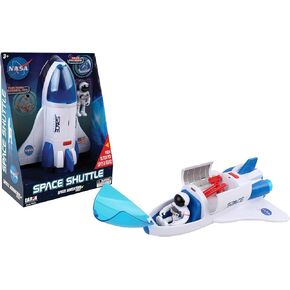 Daron NASA Space Adventure Series: Space Shuttle with Lights & Sounds & Figure, Approx 9" X 7", Medium