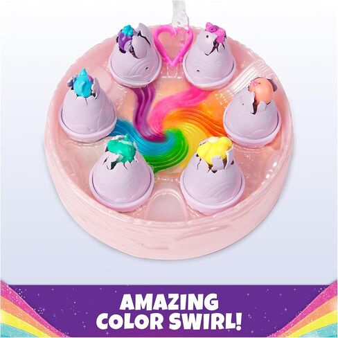 Hatchimals Alive, Rainbow Hatchery with 6 Mini Figures in Color Reveal Eggs & Over 10 Accessories, Kids Toys for Ages 3 and up in Saudi Arabia