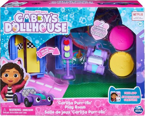 Dollhouse Dollhouse Gabby ، غرفة موسيقى Groovy مع Daniel James Catnip Figure ، و 2 إكسسوارات ، وقطعتان للأثاث ، و 2 شحنات ، ولعب الأطفال للأعمار 3 وما فوق in Kuwait