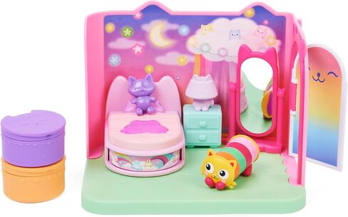 Gabby’s Dollhouse, Groovy Music Room with Daniel James Catnip Figure, 2 Accessories, 2 Furniture Pieces and 2 Deliveries, Kids Toys for Ages 3 and up in Kuwait