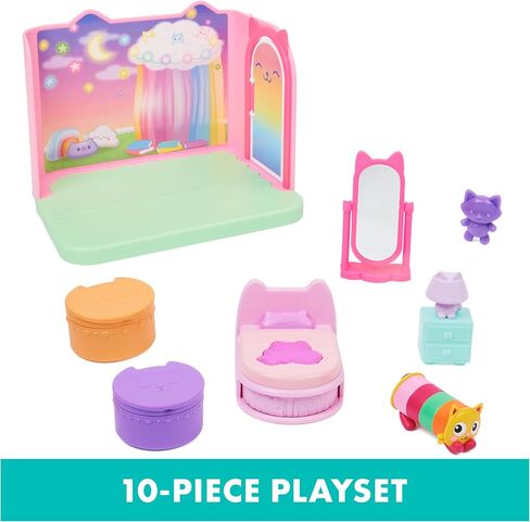 Gabby’s Dollhouse, Groovy Music Room with Daniel James Catnip Figure, 2 Accessories, 2 Furniture Pieces and 2 Deliveries, Kids Toys for Ages 3 and up in Kuwait
