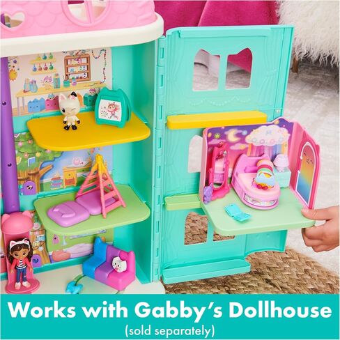 Gabby’s Dollhouse, Groovy Music Room with Daniel James Catnip Figure, 2 Accessories, 2 Furniture Pieces and 2 Deliveries, Kids Toys for Ages 3 and up in Kuwait