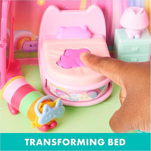 Gabby’s Dollhouse, Groovy Music Room with Daniel James Catnip Figure, 2 Accessories, 2 Furniture Pieces and 2 Deliveries, Kids Toys for Ages 3 and up in Kuwait