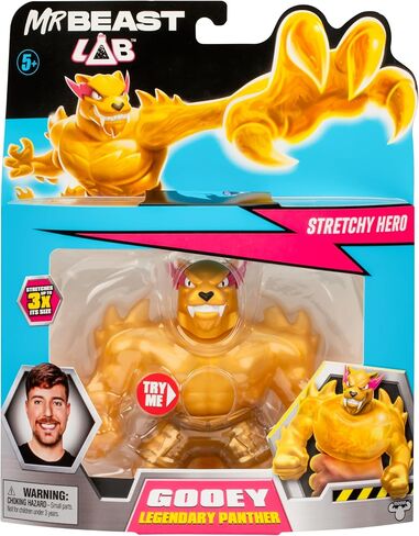 MrBeast Lab Stretchy Hypercharged Panther by Heroes of Goo JIT Zu Goo, Squeeze, Squish and Stretch MrBeast's Panther Up to 3 Times Its Size in Kuwait