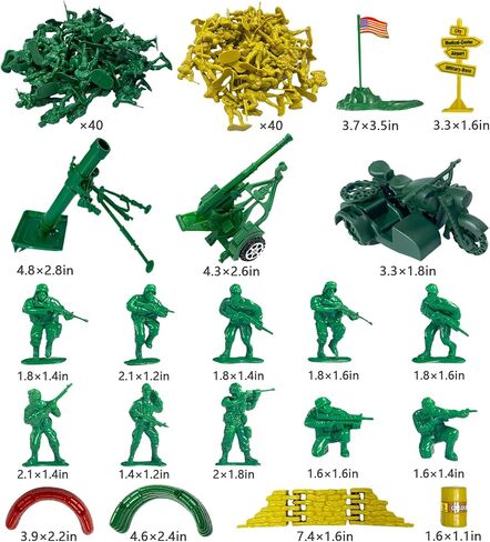 Army Men Toys Large Battle Playset-Set Includes Army Men Action Figures, Military Battle Mat, Tanks, Helicopters, Jeep, Ambulance, Trucks, Cannon, Tents (120 PCS) in Saudi Arabia