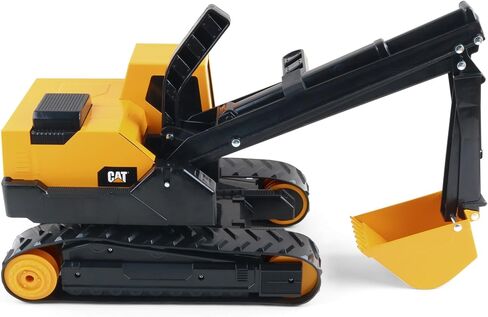 CAT Construction Toys, Steel Front Loader 16", Classic Heavy-Duty Yellow Construction Vehicle Toy with Real Working Arm and Bucket, For Kids and Toddlers Ages 3+ in Saudi Arabia