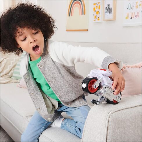 PAW Patrol, Moto Pups Wildcat’s Deluxe Pull Back Motorcycle Vehicle with Wheelie Feature and Toy Figure in Saudi Arabia