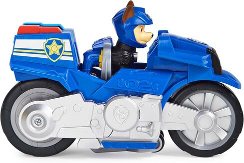 Paw Patrol ، Moto Pups Wildcat’s Deluxe Proud Back Motorcycle Motor مع ميزة Wheelie و Toy Figure in Kuwait