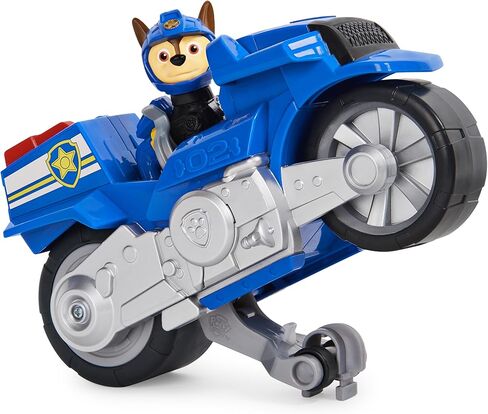 Paw Patrol ، Moto Pups Wildcat’s Deluxe Proud Back Motorcycle Motor مع ميزة Wheelie و Toy Figure in Kuwait
