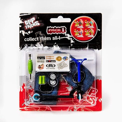 Grip & Tricks - Finger Scooter - Skate - Pack1 - Dimensions: 22 X 13,5 X 2 cm in Saudi Arabia