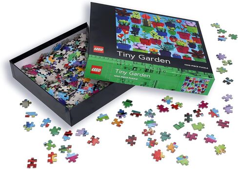 Lego® Tiny Garden 1000-Piece Jigsaw Puzzle | Inspired by Lego® Botanical Sets | Piece Together 30 Tiny Plants and Flowers! | for All Lego® Fans (Amazon Exclusive) in Saudi Arabia