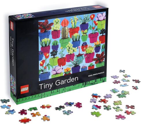 Lego® Tiny Garden 1000-Piece Jigsaw Puzzle | Inspired by Lego® Botanical Sets | Piece Together 30 Tiny Plants and Flowers! | for All Lego® Fans (Amazon Exclusive) in Saudi Arabia