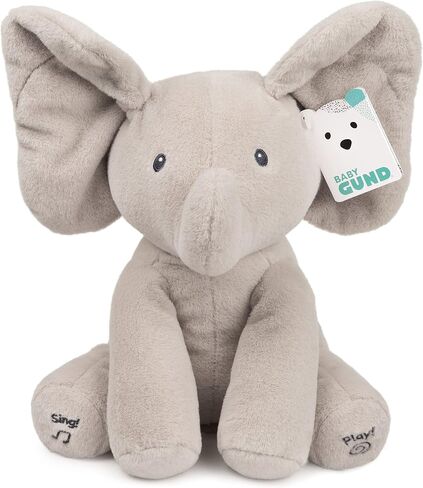 GUND Baby Flora The Bunny Animated Plush, Singing Stuffed Animal Toy for Ages 0 and Up, Cream, 12" (Styles May Vary) in Saudi Arabia