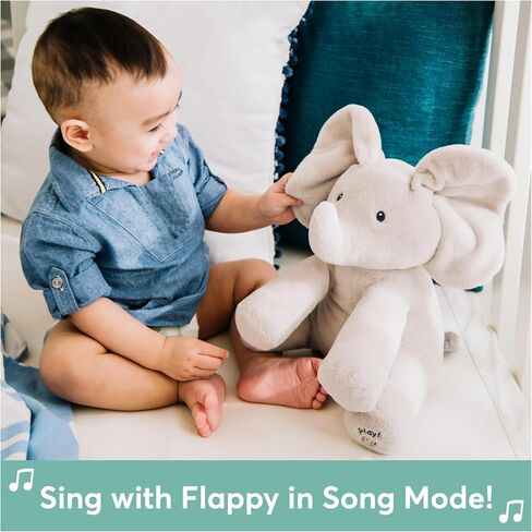GUND Baby Flora The Bunny Animated Plush, Singing Stuffed Animal Toy for Ages 0 and Up, Cream, 12" (Styles May Vary) in Saudi Arabia