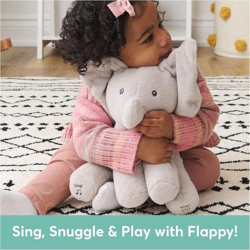 GUND Baby Flora The Bunny Animated Plush, Singing Stuffed Animal Toy for Ages 0 and Up, Cream, 12" (Styles May Vary) in Saudi Arabia