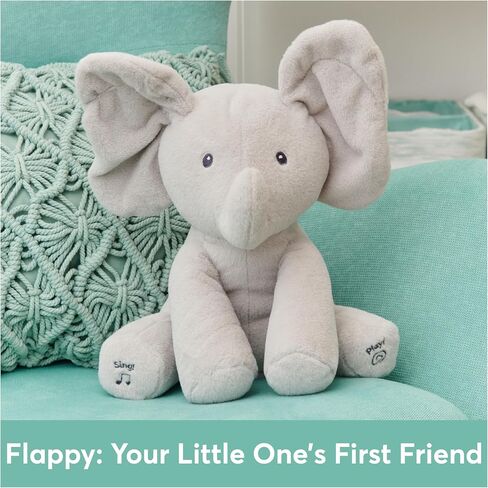 GUND Baby Flora The Bunny Animated Plush, Singing Stuffed Animal Toy for Ages 0 and Up, Cream, 12" (Styles May Vary) in Saudi Arabia