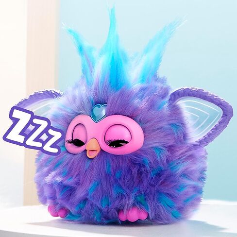 Furby Purple ، 15 ملحقات أزياء ، ألعاب فخمة تفاعلية للفتيات والفتيان البالغة من العمر 6 سنوات in Kuwait