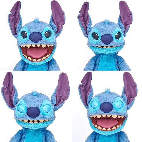 WOW! Stuff Disney Stitch Puppetronic by RealFX | with a Limited 1st Edition Certificate | Looks, Feels & Sounds Real! | Disney's Lilo & Stitch | Over 100 Action & Sounds | 18" High | Ages 6+ in Saudi Arabia