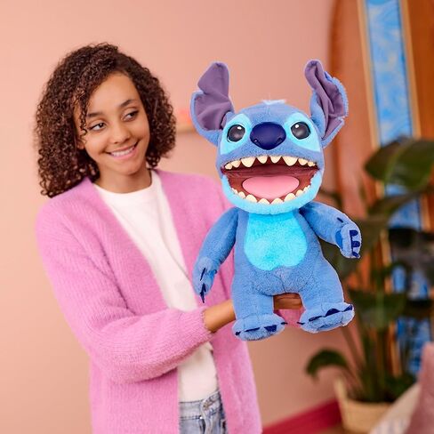 WOW! Stuff Disney Stitch Puppetronic by RealFX | with a Limited 1st Edition Certificate | Looks, Feels & Sounds Real! | Disney's Lilo & Stitch | Over 100 Action & Sounds | 18" High | Ages 6+ in Saudi Arabia