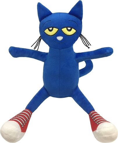 Jay Franco Pete The Cat Rock Out Mini Pillow Buddy و 46 Inch × 60 بوصة مجموعة رمي - الأطفال Super Super 2 قطعة بطانية مجموعة in Kuwait