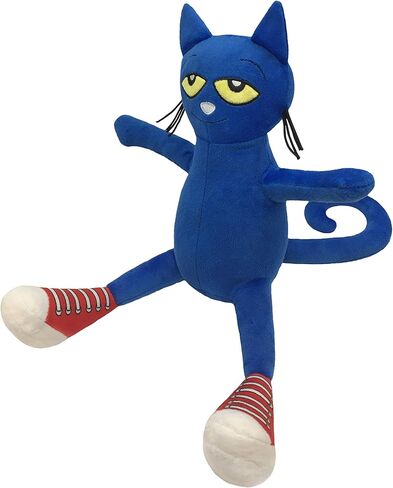 Jay Franco Pete The Cat Rock Out Mini Pillow Buddy و 46 Inch × 60 بوصة مجموعة رمي - الأطفال Super Super 2 قطعة بطانية مجموعة in Kuwait