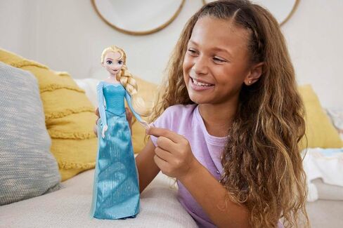 Mattel Disney Princess Dolls, Elsa Posable Fashion Doll with Signature Clothing and Accessories, Disney's Frozen Movie Toys in Saudi Arabia