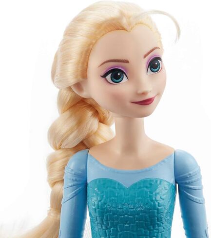 Mattel Disney Princess Dolls, Elsa Posable Fashion Doll with Signature Clothing and Accessories, Disney's Frozen Movie Toys in Saudi Arabia
