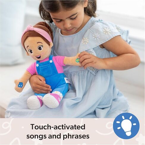 Ms. Rachel Official Speak & Sing Doll, 16" Tall Interactive Toy with 4 Songs & 16+ Phrases, Toddler Toys for Girls & Boys Ages 6 Months to 3+ Years in Saudi Arabia