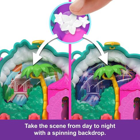Polly Pocket Compact Playset, Otter Aquarium with 2 Micro Dolls & Accessories, Travel Toys with Surprise Reveals (Amazon Exclusive) in Kuwait