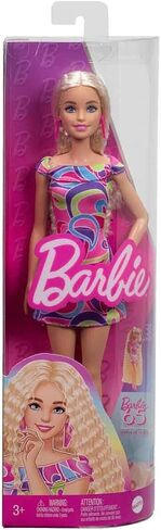 Barbie Fashionistas Doll #223 with Blonde Wavy Hair, Totally Hair-Inspired Dress & Accessories, 65th Anniversary Collectible Toy in Saudi Arabia