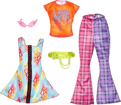 مجموعة ملابس وإكسسوارات الدمى من Barbie Fashions، مجموعة زفاف مع فستان زفاف، طرحة، باقة زهور، أحذية ومجوهرات in Kuwait