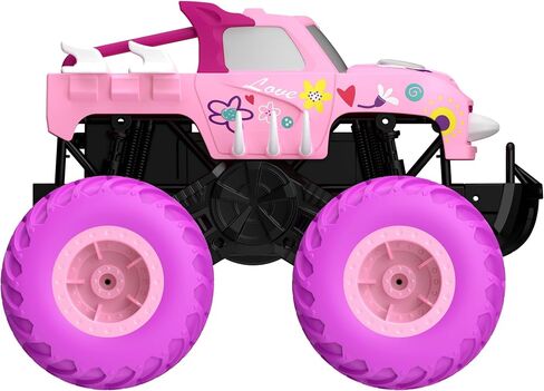 Threeking 1:16 Waterproof Monster Truck Pickup Toys RC Cars Amphibious Remote Control Car Truck 4WD All Terrain Off-Road Toy for 4 5 6 7 8 9 10 11 12 Year Old Boys Girls Toys Gifts Presents in Kuwait