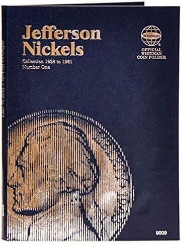 ويتمان الولايات المتحدة جيفرسون نيكل كوين مجلد 1938-1961 المجلد. 1 #9009 in Kuwait
