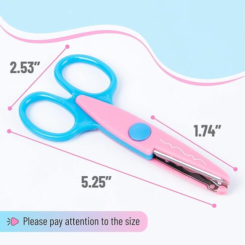Mr. Pen- Craft Scissors Decorative Edge, 6 Pack, Craft Scissors, Zig Zag Scissors, Decorative Scissors, Scrapbooking Scissors, Fancy Scissors, Scissors for Crafting, Pattern Scissors, Design Scissors in Saudi Arabia