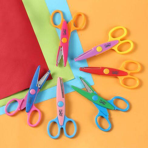 Mr. Pen- Craft Scissors Decorative Edge, 6 Pack, Craft Scissors, Zig Zag Scissors, Decorative Scissors, Scrapbooking Scissors, Fancy Scissors, Scissors for Crafting, Pattern Scissors, Design Scissors in Saudi Arabia
