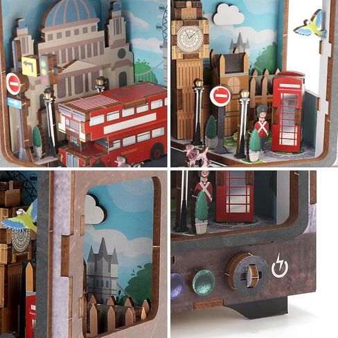Travels to Venice 3D Wooden Puzzle Nightlight - DIY LED Lamp Kit for Kids & Adults - Unique Home Decor for Travel Enthusiasts in Saudi Arabia