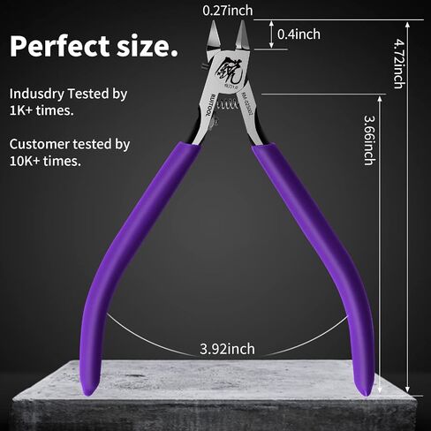 RUITOOL Model Nippers, Model Tools for Advancers to Repair and Fix Plastic Models, Ultra-thin Single Blade Model Nipper, Non-slip Grip 4.7 Inch Sprue Cutter for Plastic Model Building in Saudi Arabia
