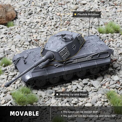 NUOTIE 1/72 Scale is-2 Military Heavy Tank Model Classic World War II Soviet Metal Diecast Vehicle Tank Model with Transparent Storage Box Gift or Collection for Adults in Saudi Arabia