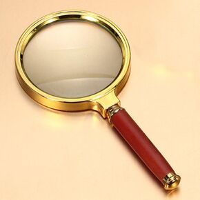 Magnifying Glass 6X Magnification Magnifier Handheld Magnifier for Science, Reading Book, Inspection