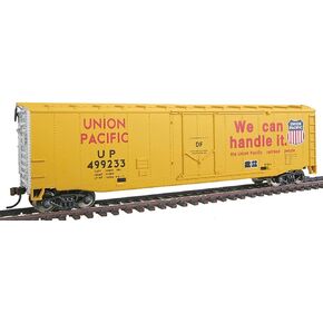 Walthers Trainline HO Scale Model 50' Plug-Door Boxcar with Metal Wheels Union Pacific
