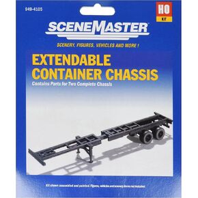 HO Scale Model of Extendible Container Chassis,949-4105