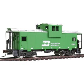 Walthers Trainline(R) Wide Vision Caboose with Metal Wheels Ready to Run Burlington Northern