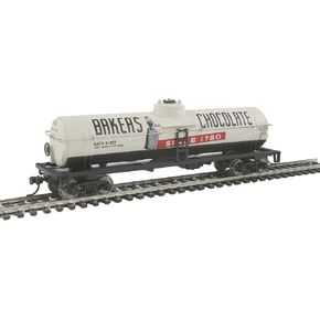 HO Scale Model 40' Tank Car - Baker's Chocolate GATX 31057